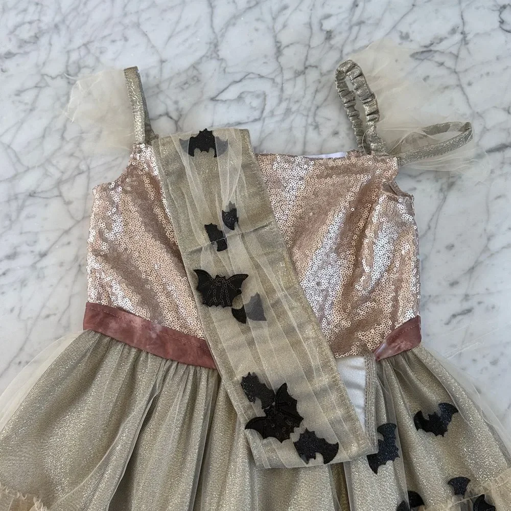Chasing Fireflies Batty Ballerina Witch Costume size 8